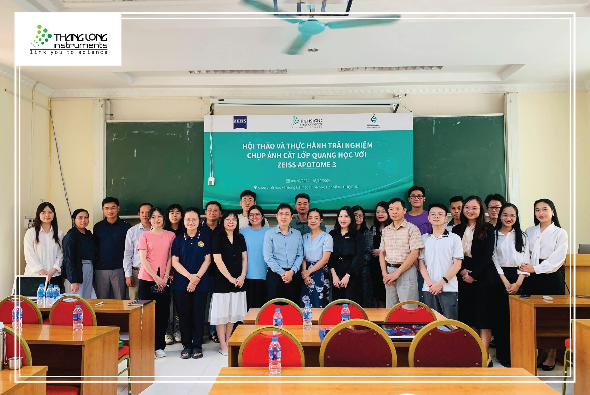 Hội thảo và thực hành trải nghiệm chụp cắt lớp quang học với ZEISS Apotome 3