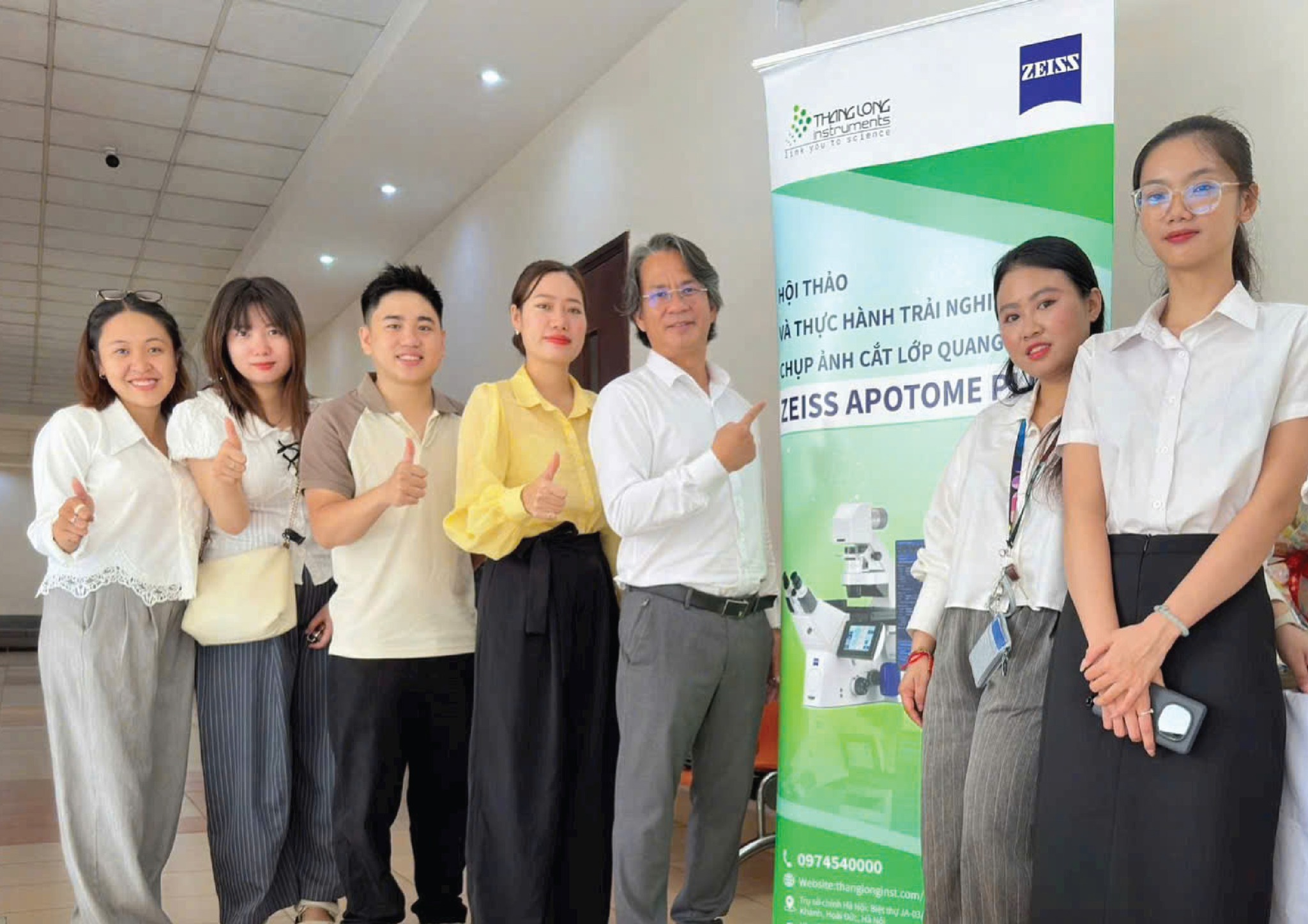 Seminar & demo công nghệ chụp ảnh ZEISS Apotome Plus tại Đại học Quốc tế