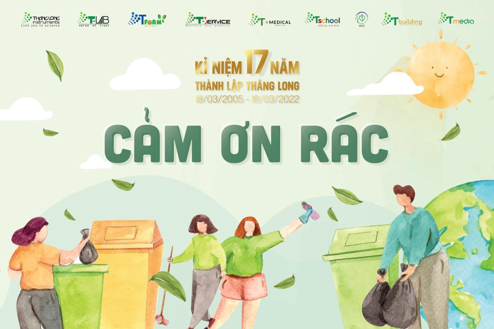 NHẬT KÝ HÀNH TRÌNH "CẢM ƠN RÁC" - HOẠT ĐỘNG HƯỚNG TỚI LỄ KỶ NIỆM 17 NĂM THÀNH LẬP THĂNG LONG INSTRUMENTS